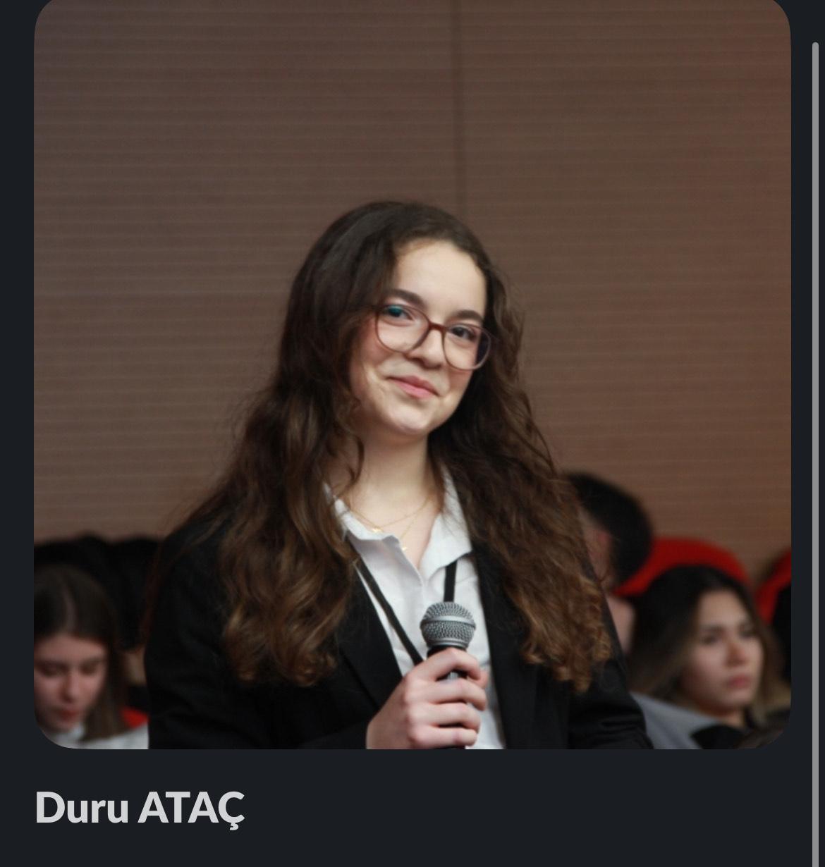 Duru Ataça — Chapter Leader Photo